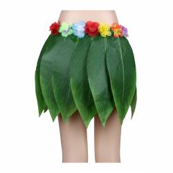 Falda hawaiana palmera