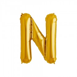 Globo letra N de 16 pulgadas