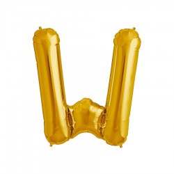 Globo letra W de 16 pulgadas