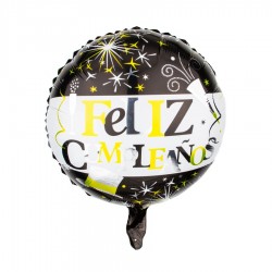 Globo de cumpleaños Dorado...