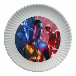 12 Platos spiderman Miles...