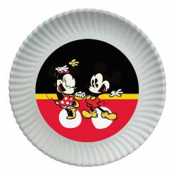 12 Platos Mickey Mouse