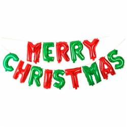 Globo letras Merry Christmas