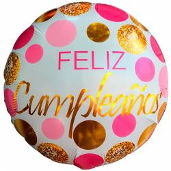 Globo de cumpleaños puntos...