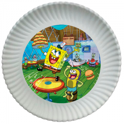 12 Platos Bob Esponja