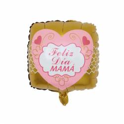 Globo Dorado Feliz Día Mamá