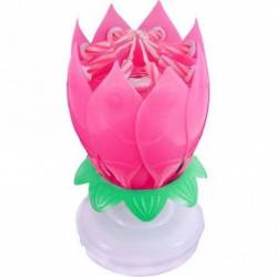 Vela flor con movimiento