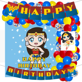 Kit decorativo Mujer Maravilla