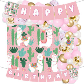 Kit decorativo Llama and...