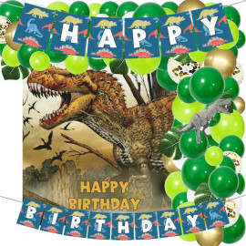 Kit decorativo Dinosaurios