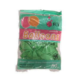 Globo látex Rji verde claro...