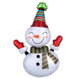 Globo Muñeco de Nieve