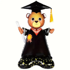 Globo con base Oso Graduación